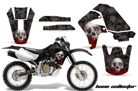 Dirt Bike Graphics Kit Decal Sticker Wrap For Honda XR650R 2000-2010 BONES BLACK-atv motorcycle utv parts accessories gear helmets jackets gloves pantsAll Terrain Depot
