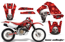 Load image into Gallery viewer, Dirt Bike Graphics Kit Decal Sticker Wrap For Honda XR650R 2000-2010 BONES RED-atv motorcycle utv parts accessories gear helmets jackets gloves pantsAll Terrain Depot