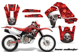 Dirt Bike Graphics Kit Decal Sticker Wrap For Honda XR650R 2000-2010 BONES RED-atv motorcycle utv parts accessories gear helmets jackets gloves pantsAll Terrain Depot