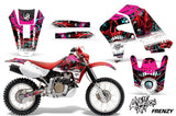 Dirt Bike Graphics Kit Decal Sticker Wrap For Honda XR650R 2000-2010 FRENZY RED
