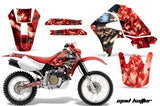 Dirt Bike Graphics Kit Decal Sticker Wrap For Honda XR650R 2000-2010 HATTER RED