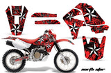 Dirt Bike Graphics Kit Decal Sticker Wrap For Honda XR650R 2000-2010 NORTHSTAR RED