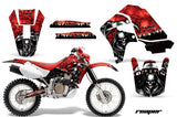 Dirt Bike Graphics Kit Decal Sticker Wrap For Honda XR650R 2000-2010 REAPER RED