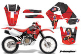 Dirt Bike Graphics Kit Decal Sticker Wrap For Honda XR650R 2000-2010 TBOMBER RED