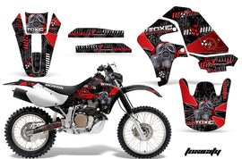 Dirt Bike Graphics Kit Decal Sticker Wrap For Honda XR650R 2000-2010 TOXIC RED BLACK-atv motorcycle utv parts accessories gear helmets jackets gloves pantsAll Terrain Depot