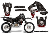 Graphics Kit Decal Sticker Wrap + # Plates For Honda XR650R 2000-2010 BONES BLACK
