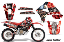 Load image into Gallery viewer, Graphics Kit Decal Sticker Wrap + # Plates For Honda XR650R 2000-2010 HATTER SILVER RED-atv motorcycle utv parts accessories gear helmets jackets gloves pantsAll Terrain Depot