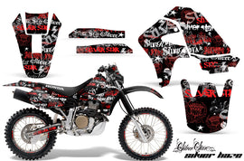 Graphics Kit Decal Sticker Wrap + # Plates For Honda XR650R 2000-2010 SSSH RED BLACK-atv motorcycle utv parts accessories gear helmets jackets gloves pantsAll Terrain Depot