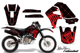 Graphics Kit Decal Sticker Wrap + # Plates For Honda XR650R 2000-2010 RELOADED RED BLACK-atv motorcycle utv parts accessories gear helmets jackets gloves pantsAll Terrain Depot