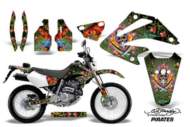 Dirt Bike Graphics Kit Decal Sticker Wrap For Honda XR250SM 2003-2005 EDHP GREEN-atv motorcycle utv parts accessories gear helmets jackets gloves pantsAll Terrain Depot