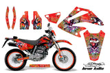Dirt Bike Graphics Kit Decal Sticker Wrap For Honda XR250SM 2003-2005 EDHLK RED