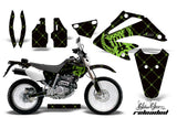 Dirt Bike Graphics Kit Decal Sticker Wrap For Honda XR250SM 2003-2005 RELOADED GREEN BLACK