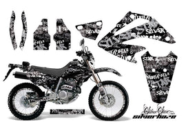 Dirt Bike Graphics Kit Decal Sticker Wrap For Honda XR250SM 2003-2005 SSSH WHITE BLACK-atv motorcycle utv parts accessories gear helmets jackets gloves pantsAll Terrain Depot
