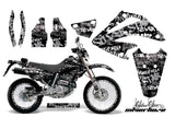 Dirt Bike Graphics Kit Decal Sticker Wrap For Honda XR250SM 2003-2005 SSSH WHITE BLACK