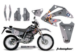 Dirt Bike Graphics Kit Decal Sticker Wrap For Honda XR250SM 2003-2005 TBOMBER SILVER