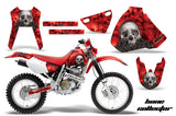Dirt Bike Graphics Kit Decal Sticker Wrap For Honda XR400R 1996-2004 BONES RED
