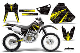 Dirt Bike Graphics Kit Decal Sticker Wrap For Honda XR400R 1996-2004 INLINE YELLOW BLACK