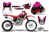 Dirt Bike Graphics Kit Decal Sticker Wrap For Honda XR400R 1996-2004 FRENZY RED