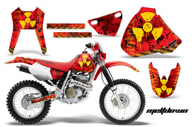 Dirt Bike Graphics Kit Decal Sticker Wrap For Honda XR400R 1996-2004 MELTDOWN YELLOW RED-atv motorcycle utv parts accessories gear helmets jackets gloves pantsAll Terrain Depot