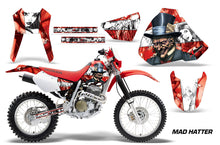 Load image into Gallery viewer, Dirt Bike Graphics Kit Decal Sticker Wrap For Honda XR400R 1996-2004 HATTER WHITE RED-atv motorcycle utv parts accessories gear helmets jackets gloves pantsAll Terrain Depot