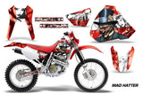 Dirt Bike Graphics Kit Decal Sticker Wrap For Honda XR400R 1996-2004 HATTER WHITE RED