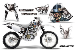 Dirt Bike Graphics Kit Decal Sticker Wrap For Honda XR400R 1996-2004 HATTER SILVER WHITE-atv motorcycle utv parts accessories gear helmets jackets gloves pantsAll Terrain Depot