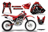Dirt Bike Graphics Kit Decal Sticker Wrap For Honda XR400R 1996-2004 REAPER RED