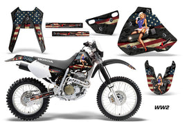 Dirt Bike Graphics Kit Decal Sticker Wrap For Honda XR400R 1996-2004 WW2 BOMBER-atv motorcycle utv parts accessories gear helmets jackets gloves pantsAll Terrain Depot