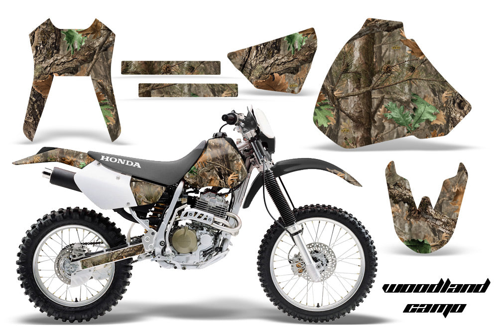 Dirt Bike Graphics Kit Decal Sticker Wrap For Honda XR400R 1996-2004 WOODLAND CAMO-atv motorcycle utv parts accessories gear helmets jackets gloves pantsAll Terrain Depot