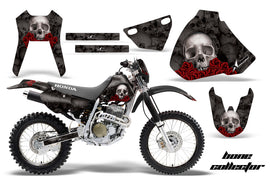 Graphics Kit Decal Sticker Wrap + # Plates For Honda XR400R 1996-2004 BONES BLACK-atv motorcycle utv parts accessories gear helmets jackets gloves pantsAll Terrain Depot