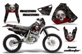 Graphics Kit Decal Sticker Wrap + # Plates For Honda XR400R 1996-2004 BONES BLACK