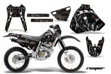 Graphics Kit Decal Sticker Wrap + # Plates For Honda XR400R 1996-2004 REAPER BLACK
