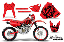 Graphics Kit Decal Sticker Wrap + # Plates For Honda XR400R 1996-2004 RELOADED BLACK RED-atv motorcycle utv parts accessories gear helmets jackets gloves pantsAll Terrain Depot