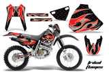 Graphics Kit Decal Sticker Wrap + # Plates For Honda XR400R 1996-2004 TRIBAL RED BLACK