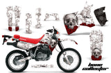 Graphics Kit Decal Sticker Wrap + # Plates For Honda XR650L 1993-2018 BONES WHITE