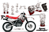 Dirt Bike Decal Graphic Kit MX Sticker Wrap For Honda XR650L 1993-2018 BONES WHITE