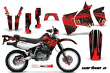 Dirt Bike Decal Graphic Kit MX Sticker Wrap For Honda XR650L 1993-2018 CARBONX RED