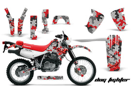 Dirt Bike Decal Graphic Kit MX Sticker Wrap For Honda XR650L 1993-2018 DOG FIGHT RED-atv motorcycle utv parts accessories gear helmets jackets gloves pantsAll Terrain Depot