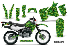 Dirt Bike Decal Graphic Kit MX Sticker Wrap For Honda XR650L 1993-2018 DIGICAMO GREEN-atv motorcycle utv parts accessories gear helmets jackets gloves pantsAll Terrain Depot