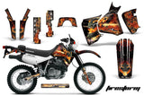 Dirt Bike Decal Graphic Kit MX Sticker Wrap For Honda XR650L 1993-2018 FIRESTORM BLACK