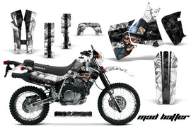 Graphics Kit Decal Sticker Wrap + # Plates For Honda XR650L 1993-2018 HATTER BLACK WHITE-atv motorcycle utv parts accessories gear helmets jackets gloves pantsAll Terrain Depot