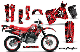 Graphics Kit Decal Sticker Wrap + # Plates For Honda XR650L 1993-2018 NORTHSTAR RED-atv motorcycle utv parts accessories gear helmets jackets gloves pantsAll Terrain Depot