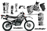 Dirt Bike Decal Graphic Kit MX Sticker Wrap For Honda XR650L 1993-2018 NORTHSTAR WHITE