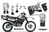Graphics Kit Decal Sticker Wrap + # Plates For Honda XR650L 1993-2018 REAPER WHITE