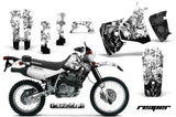 Dirt Bike Decal Graphic Kit MX Sticker Wrap For Honda XR650L 1993-2018 REAPER WHITE