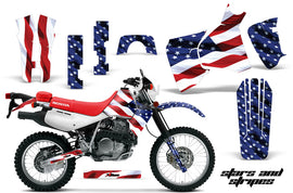 Dirt Bike Decal Graphic Kit MX Sticker Wrap For Honda XR650L 1993-2018 USA FLAG-atv motorcycle utv parts accessories gear helmets jackets gloves pantsAll Terrain Depot