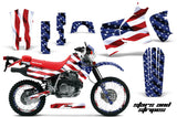 Graphics Kit Decal Sticker Wrap + # Plates For Honda XR650L 1993-2018 USA FLAG