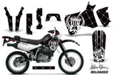 Dirt Bike Decal Graphic Kit MX Sticker Wrap For Honda XR650L 1993-2018 RELOADED WHITE BLACK