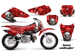 Dirt Bike Graphics Kit Decal Sticker Wrap For Honda XR70 2001-2003 BONES RED-atv motorcycle utv parts accessories gear helmets jackets gloves pantsAll Terrain Depot