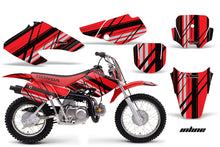 Load image into Gallery viewer, Dirt Bike Graphics Kit Decal Sticker Wrap For Honda XR70 2001-2003 INLINE RED BLACK-atv motorcycle utv parts accessories gear helmets jackets gloves pantsAll Terrain Depot